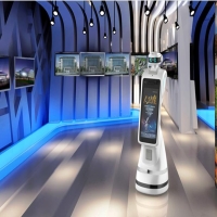 智能機器人展廳應用